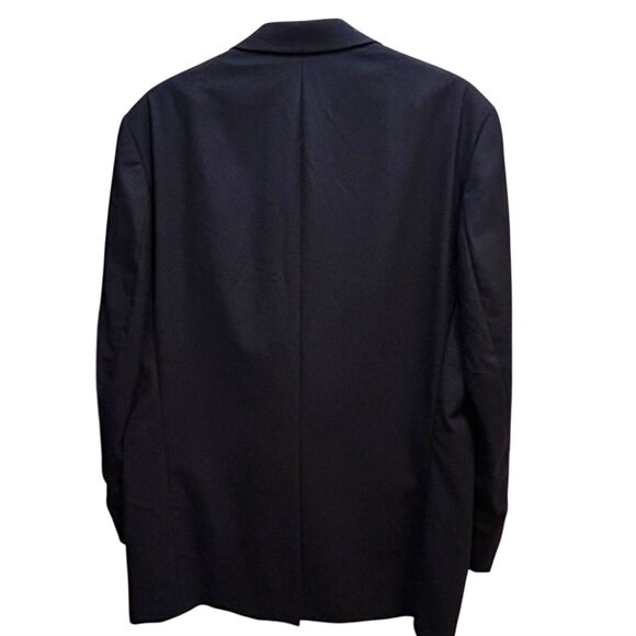 Polo University Ralph Lauren Blazer Mens 42 Tall Long Navy Blue Gold Buttons 42T - Picture 2 of 15
